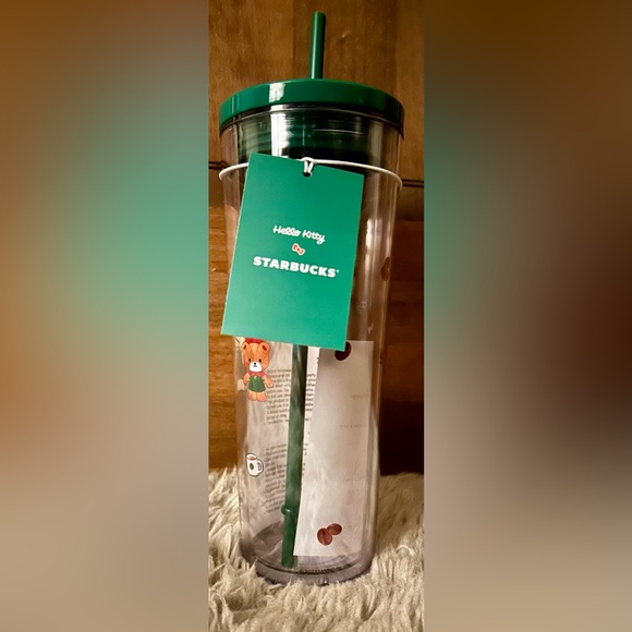 Starbucks Hello Kitty Clear Tumbler 2025 Holiday Limited Edition - Picture 2 of 4